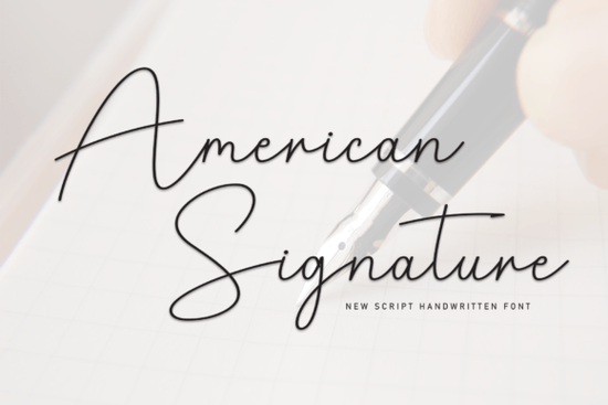 American Signature Font
